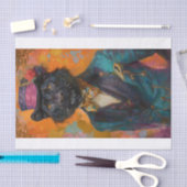 Zeldzame Zwarte Leeuw5 Tissuepapier (Craft)