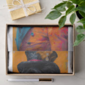 Zeldzame Zwarte Leeuw6 Tissuepapier (Geschenk)