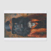 Zeldzame Zwarte Leeuw7 Tissuepapier (Voorkant)