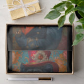 Zeldzame Zwarte Leeuw9 Tissuepapier (Geschenk)