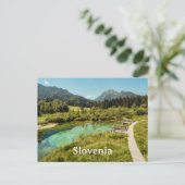 Zelenci Natuur Reserve, Slovenië Foto Briefkaart (Staand voorkant)