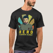 Zelenski hero volodymyr zelensky sunset retro Cl T-shirt (Voorkant)