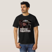 Zelensky, de Freedom Fighter T-shirt (Voorkant volledig)