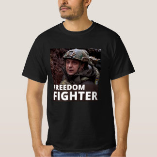 Zelensky, de Freedom Fighter T-shirt