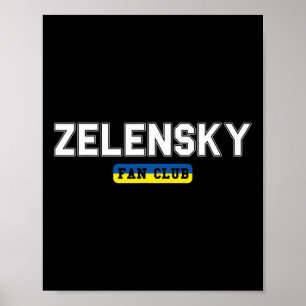 Zelensky Fan Club Steun Oekraine  Poster