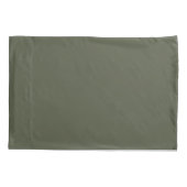 Zelensky Green Military Olive Drab Khaki Green Kussensloop (Achterkant)