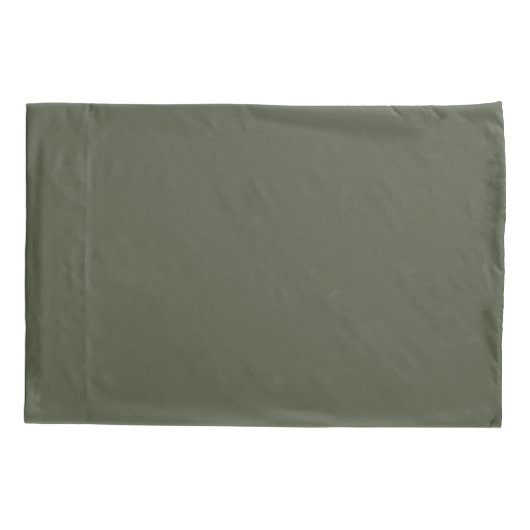 Zelensky Green Military Olive Drab Khaki Green Kussensloop (Achterkant)