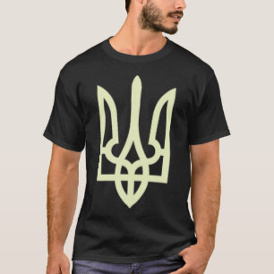 Zelensky-handtekening groen met Oekraïens wapen T-shirt
