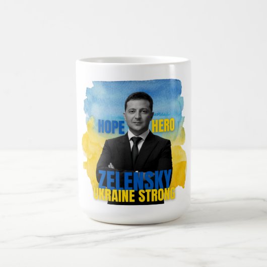 Zelensky Hope Hero Ukraine Sterke Koffiemok (Center)