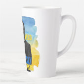 Zelensky Hope Hero Ukraine Sterke Latte Mok (Rechts)