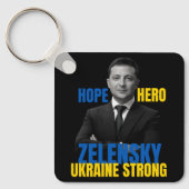 Zelensky Hope Hero Ukraine Sterke Sleutelhanger (Voorkant)