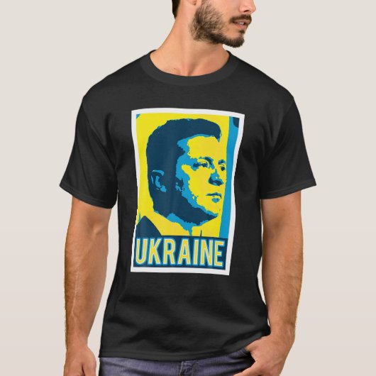 Zelensky - Oekraïne T-shirt (Voorkant)