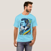 Zelensky Oekraïne Vrijheidsstrijder T-shirt (Voorkant volledig)
