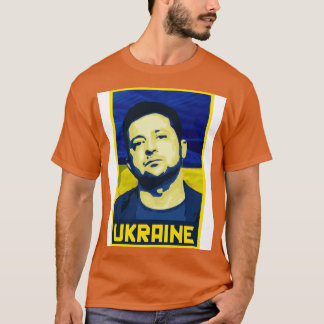 Zelensky Ukraine Flag T-shirt