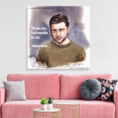 Zelensky, Volodymir Canvas Afdruk (Insitu (Woonkamer))