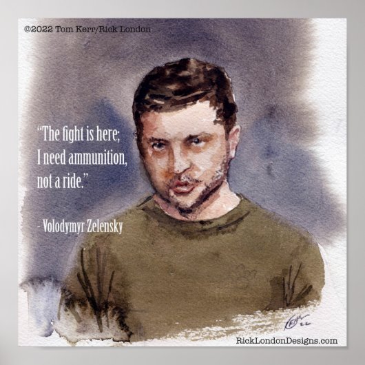 Zelensky, Volodymir Poster (Voorkant)