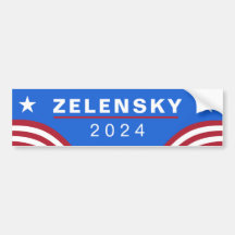 Zelensky voor President Bumpersticker