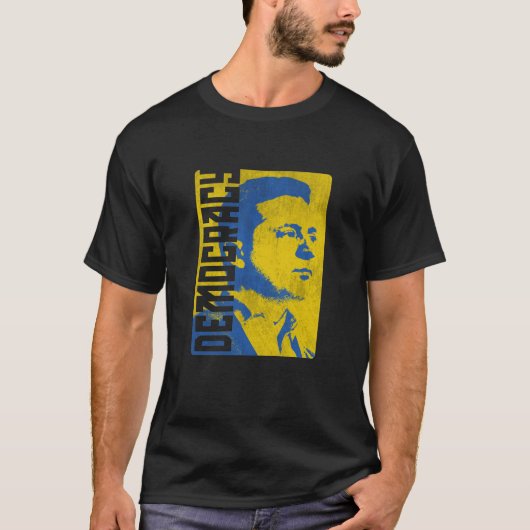 Zelensky's Democracy door © Purkins Originals T-shirt (Voorkant)