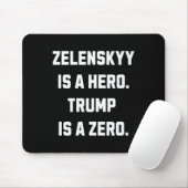 Zelenskyy is een held. muismat (Met muis)