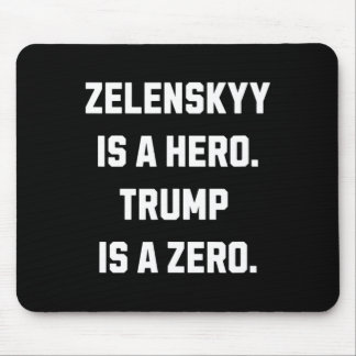 Zelenskyy is een held. muismat
