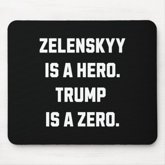 Zelenskyy is een held. muismat (Voorkant)
