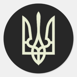 Zelenskyy Oekraïens Leger Shirt Oekraïne Militair Ronde Sticker