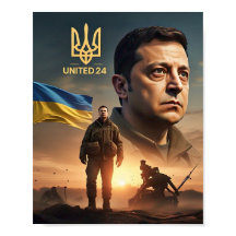 Zelenskyy Oekraïens President Muur Poster