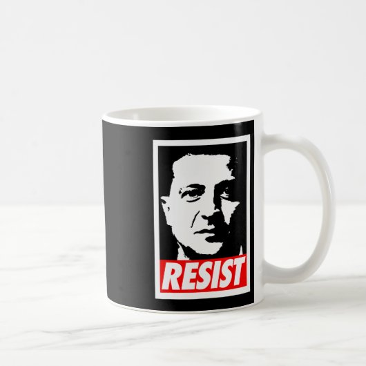 Zelenskyy - Resist Support Ukraine I Stand With Uk Koffiemok (Rechts)