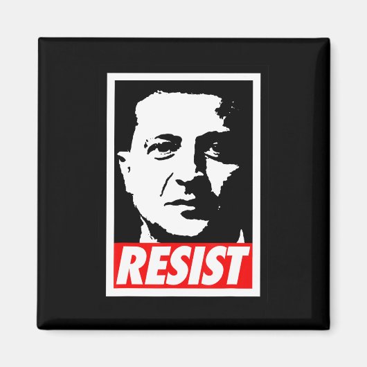 Zelenskyy - Resist Support Ukraine I Stand With Uk Magneet (Voorkant)