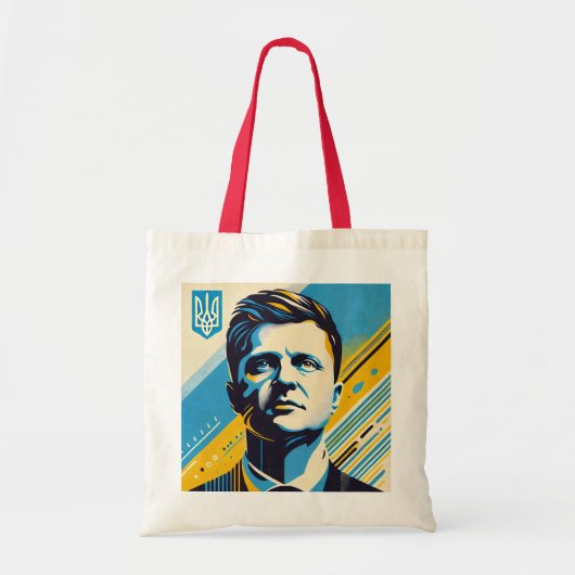 Zelenskyy Ukraine United24 Canvas tas (Voorkant)