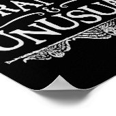 Zelf ben ik vreemd en ongewoon leuk Halloween Poster (Hoek)