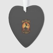 Zelf Ben Ik Vreemd Ongebruikelijk Halloween Heks H Ornament (voorkant)