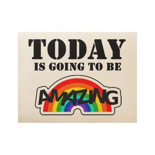 Zelf-bevestiging Houten Poster (Voorkant)