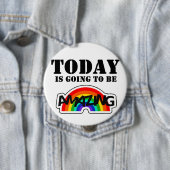 Zelf-bevestiging Ronde Button 4,0 Cm (In situ)