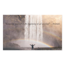 Zelf citaat kennen - Rectangle Sticker