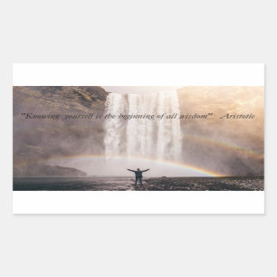 Zelf citaat kennen - Rectangle Sticker