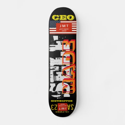 ZELF GEMAAKTE MILJARD AIR JMT Skateboard (Voorkant)