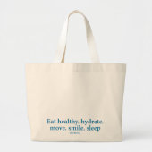 Zelf Grote Tote Bag (Voorkant)