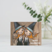 Zelf - Halloween Briefkaart (Staand voorkant)