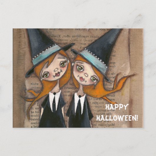 Zelf - Halloween Briefkaart (Voorkant)