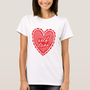 Zelf houden van Red Heart T-shirt