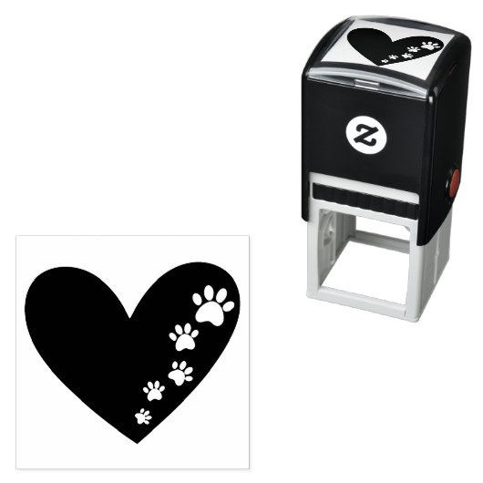 Zelf-inkend stempel voor poten en hart (In situ)