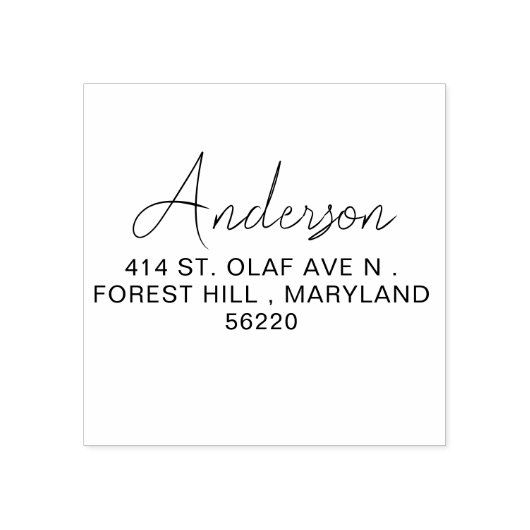 Zelf Inking Adresstempel - Housewarming Gift Rubberstempel (Afrduk)