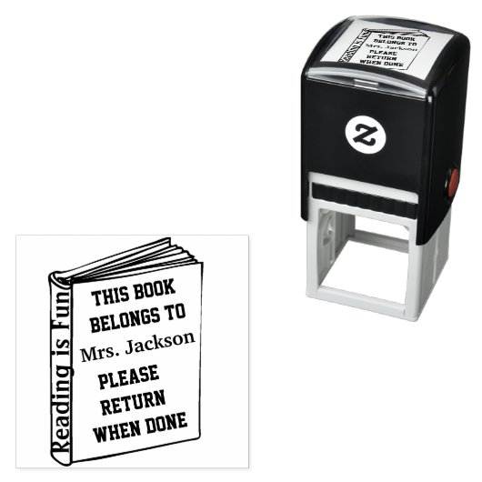 Zelf Inkt Retourboek Stempel (In situ)