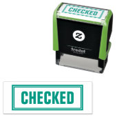 ZELF-INKT STEMPEL 'GECONTROLLEERD' (In situ)