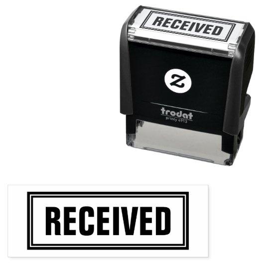 ZELF-INKT STEMPEL KANTOOR ONTVANGEN (In situ)