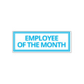 ZELF-INKT STEMPEL MEDWERKER VAN DE MAAND KANTOOR (Design)