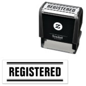 ZELF-INKT STEMPEL VOOR GEREGISTREERDE POST KANTOOR (In situ)