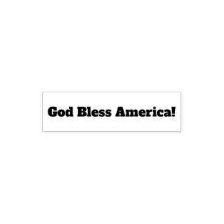 Zelf inktstempel God zegene Amerika Zelfinktende Stempel