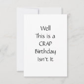 Zelf-isolerende Birthday Kaart Crap Funny Hilariou (Voorkant)